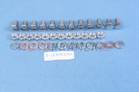 Set of screws for the entire motorcycle ČZ 175/501 scooter - polished stainless steel