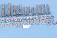 Set of screws for the entire motorcycle ČZ 175/501 scooter - polished stainless steel