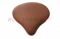 Rear saddle Pérák - light brown - leather