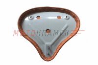 Rear saddle Pérák - light brown - leather
