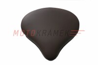 Rear saddle Pérák - dark brown - leather