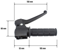 Domino handle right - set