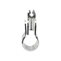 Lever holder left with thread - chrome