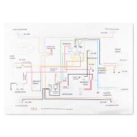 Electrical installation Jawa 350/360 Panel with indicators