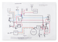 Electrical installation Jawa 250/350 Panel for VAPE
