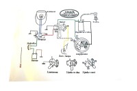 Wiring Pionýr 550 Stump - with horn between the forks