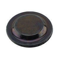 Rubber under the rear fender reflector