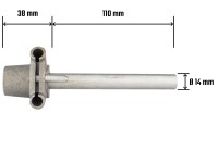 Shift shaft with carrier ČZ 125, 175 type 476, 477, 487, 488 (original Czechoslovakia)