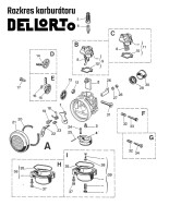 Carburettor Dellorto - Babetta - side intake