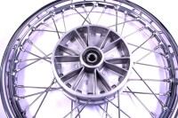 Wheel complete Jawa 250/350 Panelka - Stainless steel