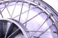 Wheel complete Jawa 250/350 Panelka - Stainless steel
