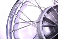 Wheel complete Jawa 250/350 Panelka - Stainless steel