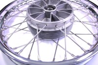 Wheel complete Jawa 250/350 Panelka - Stainless steel