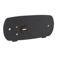 Rear light cover with rubber Pav, ČZ orange/clear