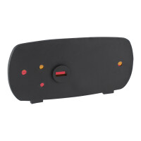 Rear light cover with rubber Pav, ČZ red/orange