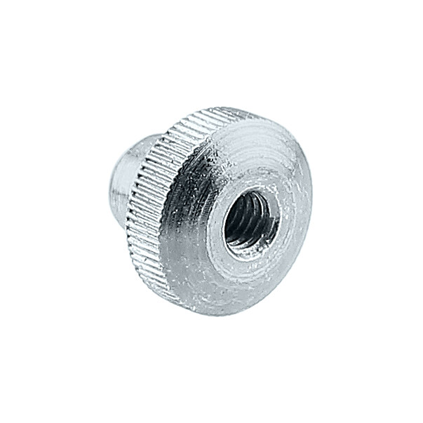 Brake cable nut M6 round - zinc