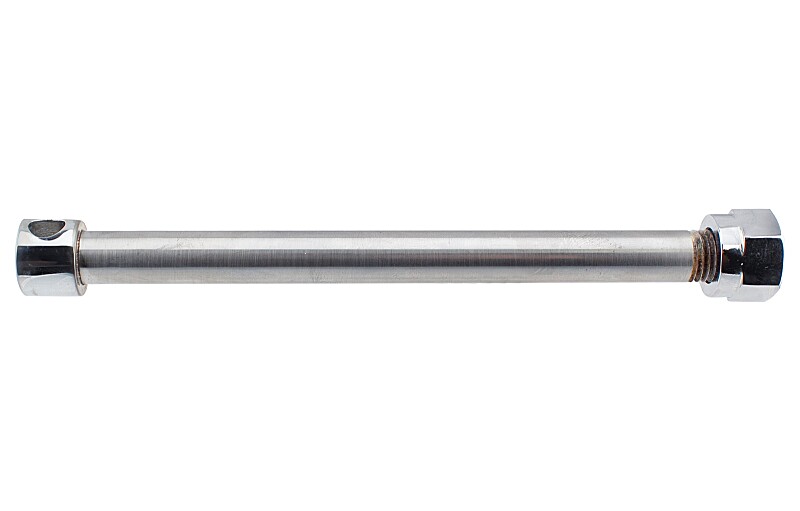 Front wheel axle ČZ 501/502 with nut - chrome