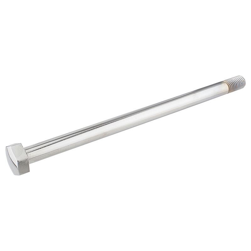 Front wheel axle Pioneer 550 - chrome