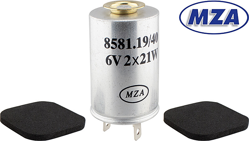 Flasher switch 6V 2x21W Simson - MZA