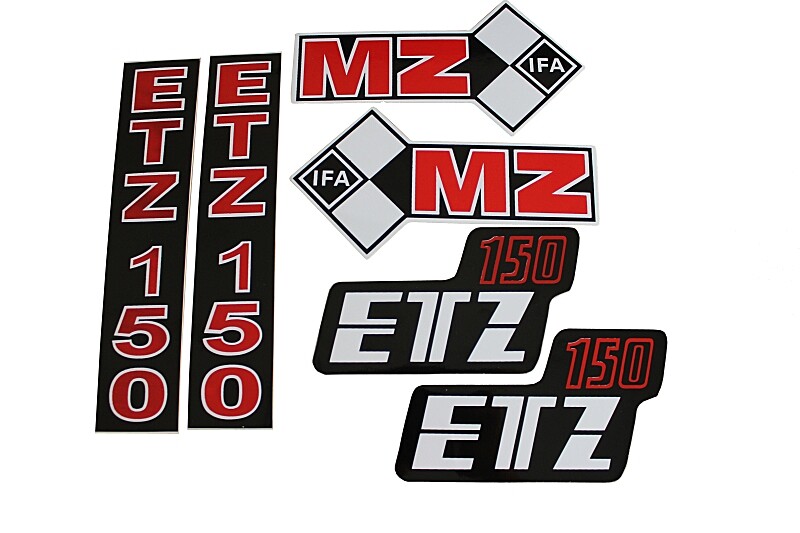 Set of stickers MZ ETZ 150