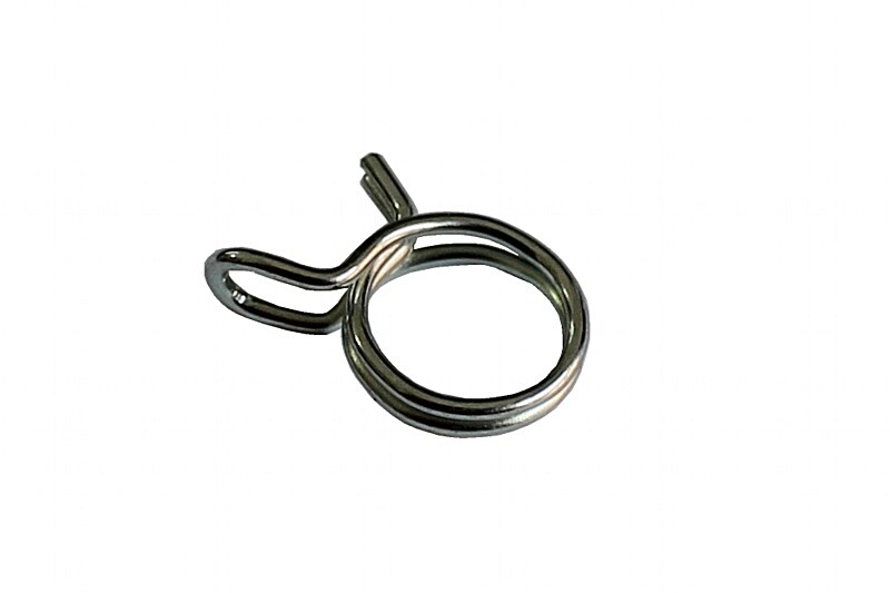 Wire fuel hose clamp