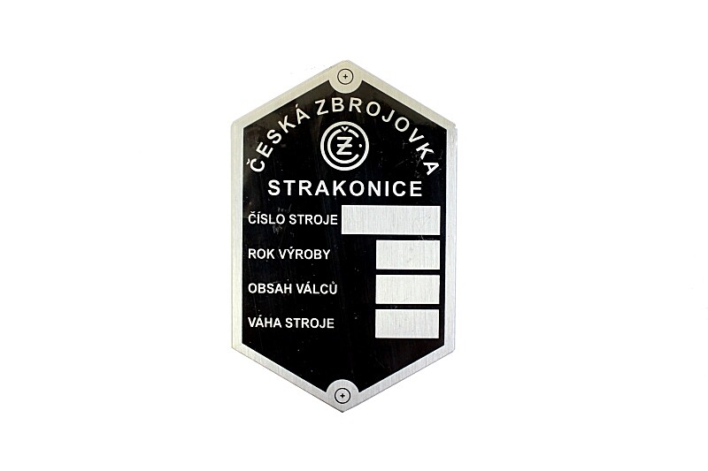 Frame label ČZ 125/150 C