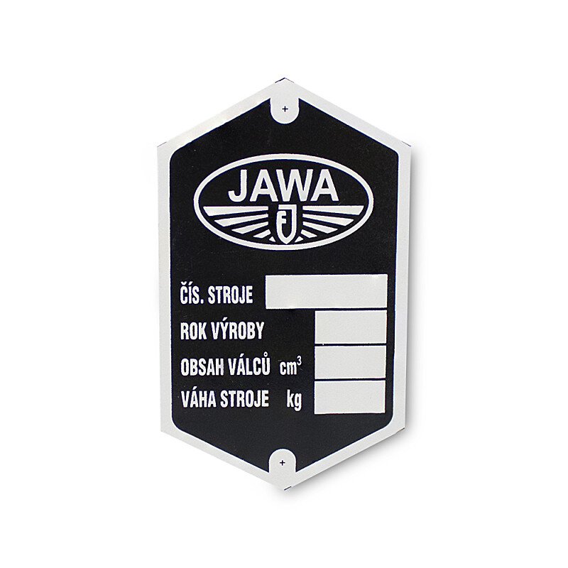 Frame label Pérák FJ