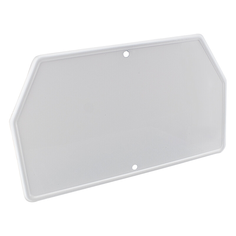 Motorcycle license plate plate - sheet metal