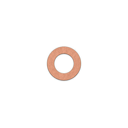 Fiber seal 8x14x1 oil drain plug
