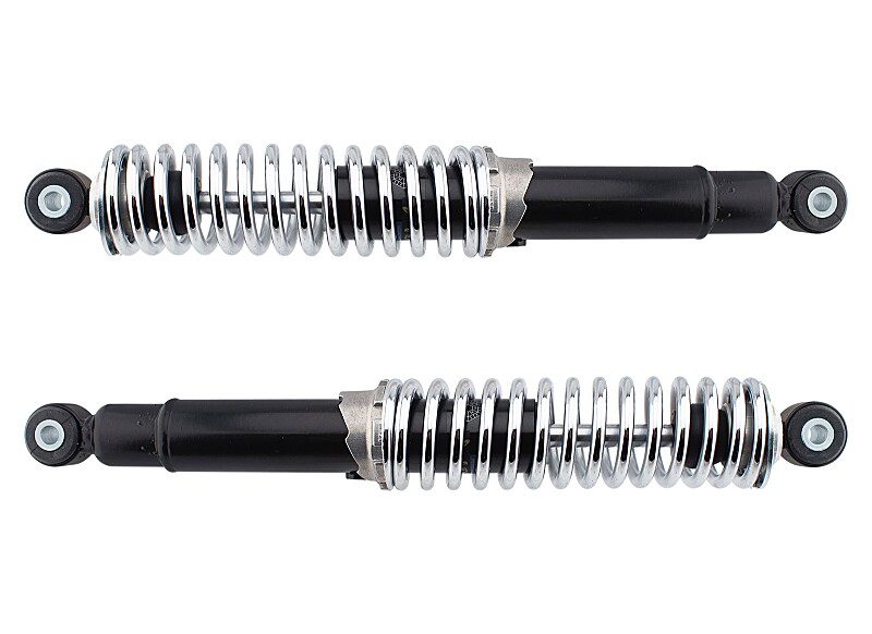 Rear oil shock absorber Babetta, Korádo - chrome (set) - CZ