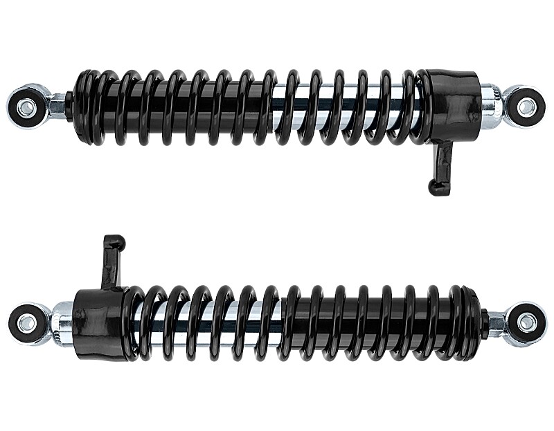 Rear shock absorber Simson S51 Enduro (set) - replica - black