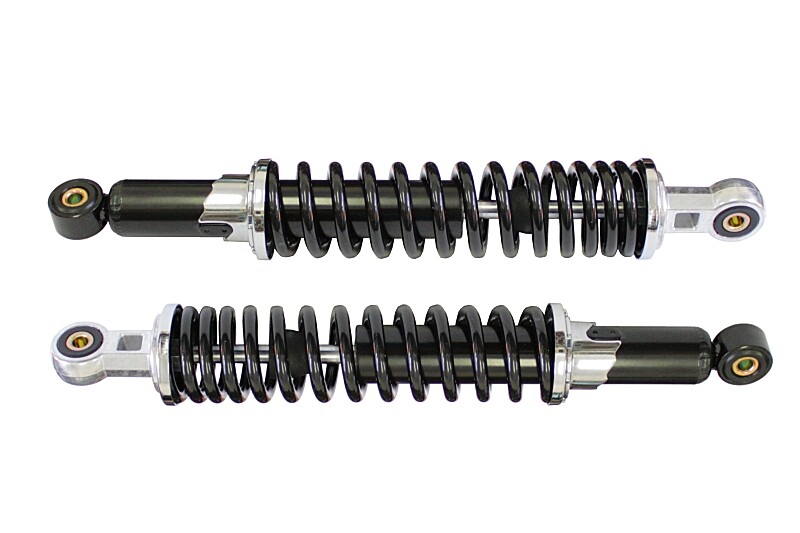 Simson rear shock absorber - black spring (set) - import
