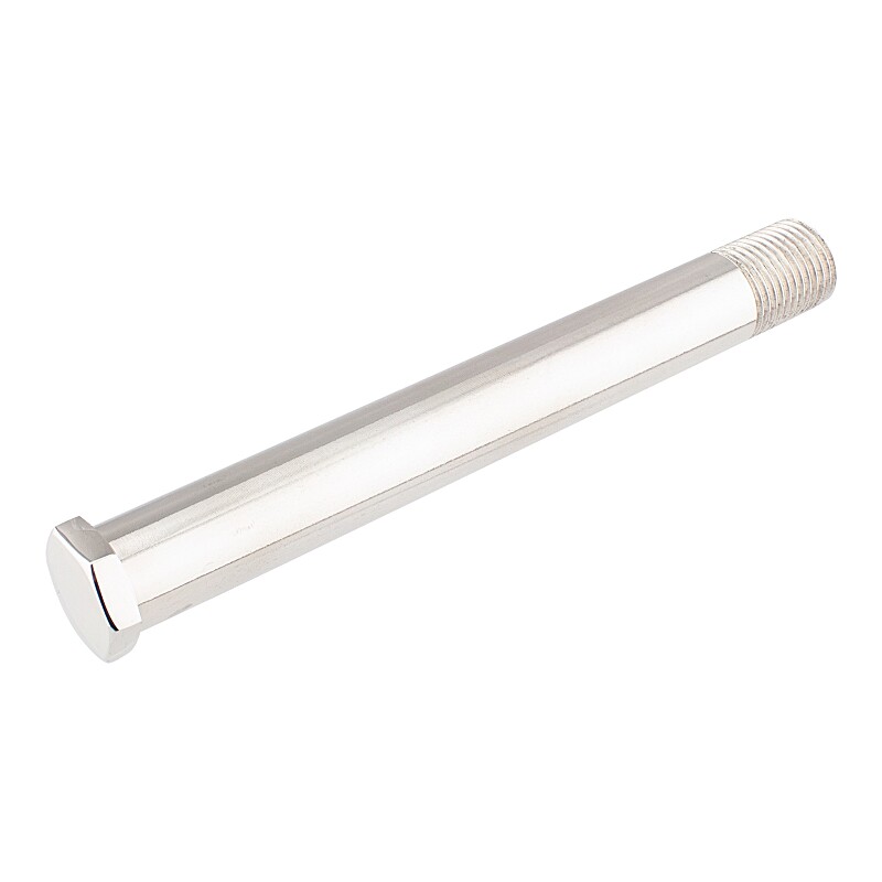 Rear footrest ČZ 125T, 150 C - stainless steel