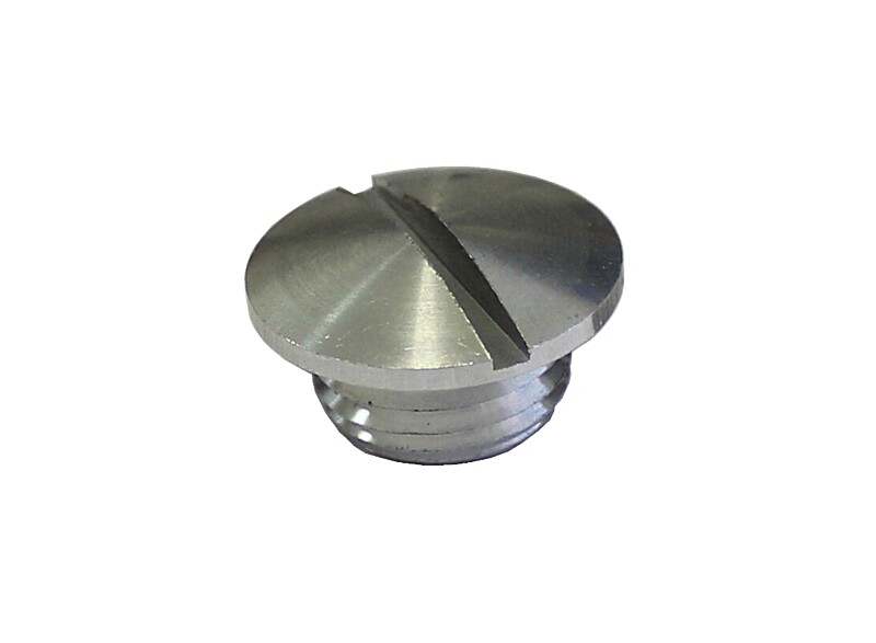 Oil filler plug - aluminum
