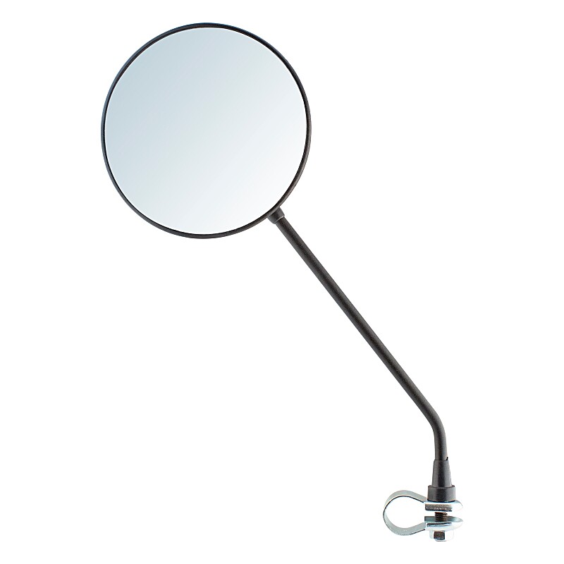 Mirror Universal round long M8 - black rod