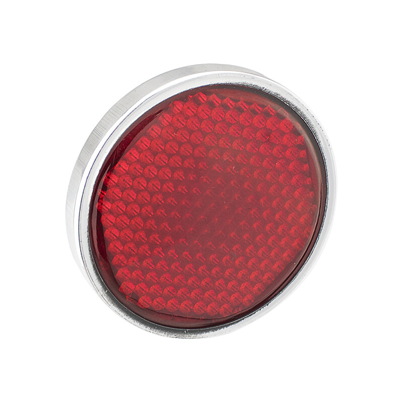 Reflector with screw - polished aluminum