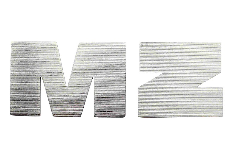 Logo MZ - letters on the tank - silver