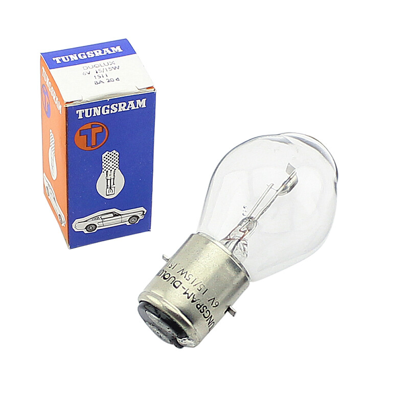 Bulb 6V 15/15W BA20d Tungsram - Original
