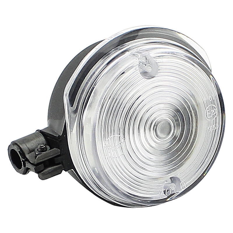Turn signal round front Simson - clear