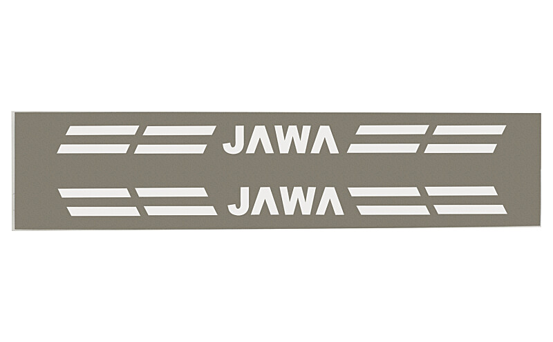 Template for spraying the inscription == JAWA ==
