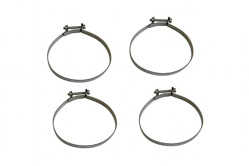 Front telescope sleeve sleeves 638 - 640 - stainless steel - set