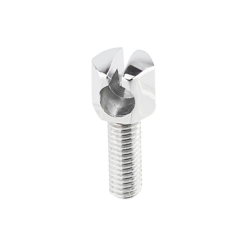 Front brake cable retainer Pérák - chrome