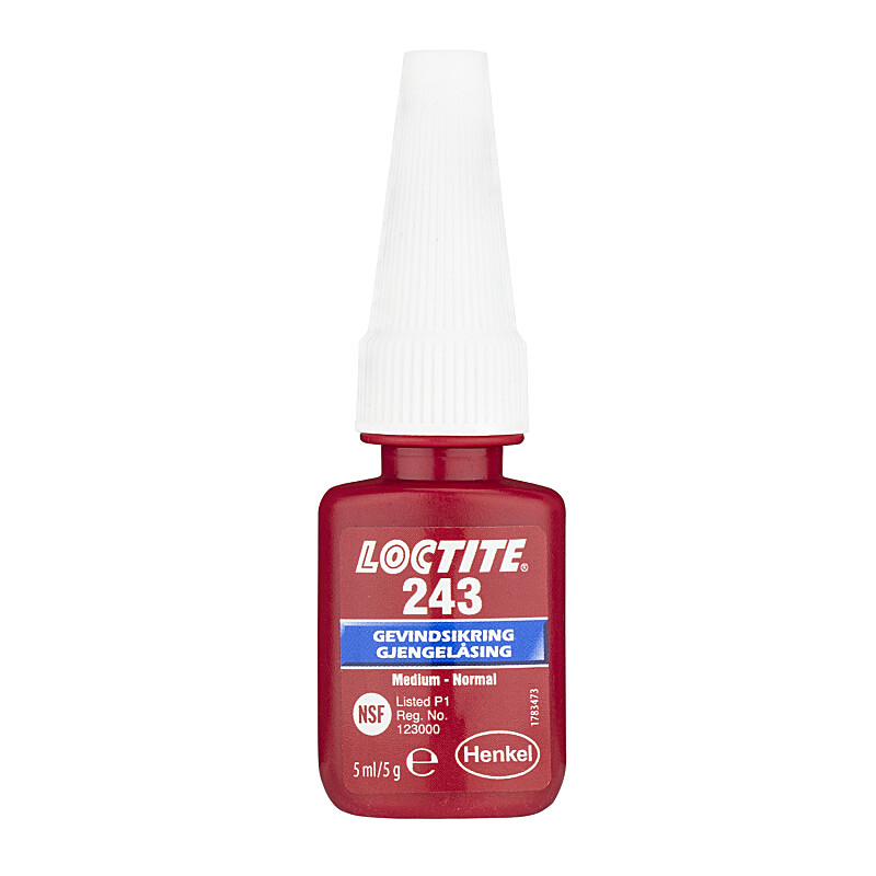 Loctite 243 screw lock adhesive - 5ml
