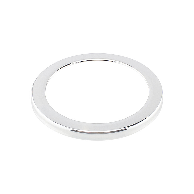 Tachometer bezel flat S22/Jawetta - chrome