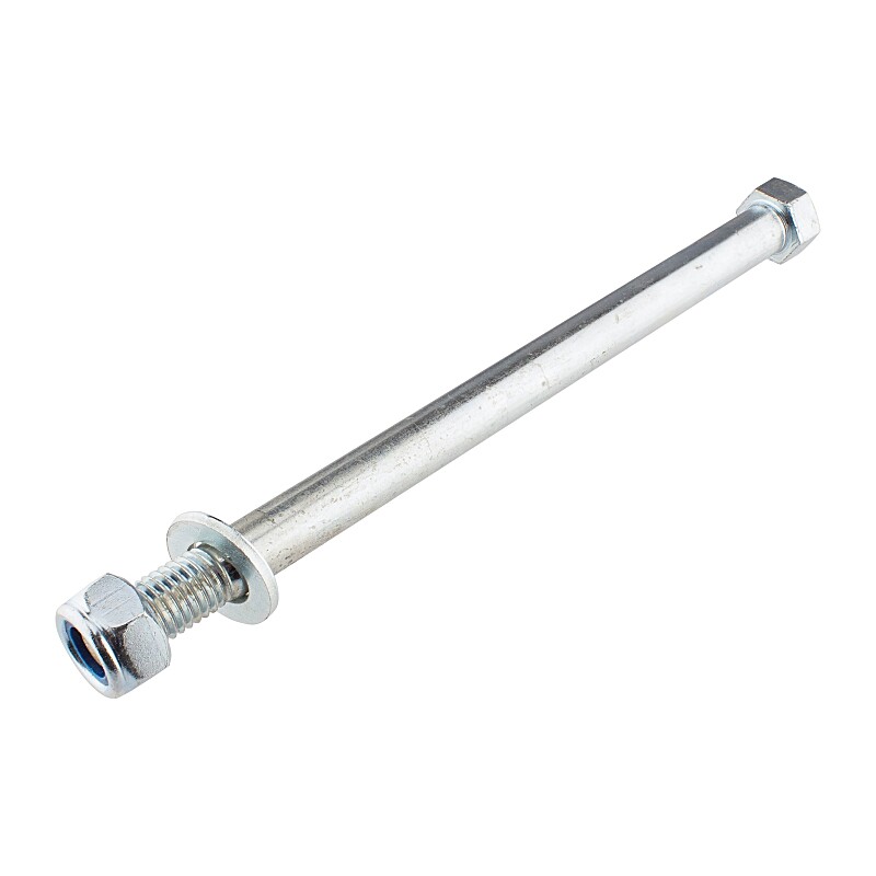 Steering bolt including washer and nut - Korádo M12x18cm