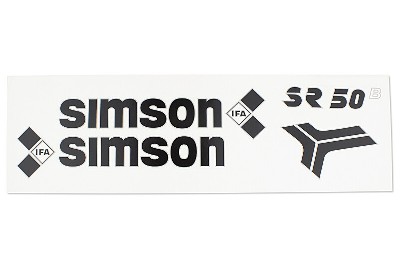 Simson SR50 sticker - set - black