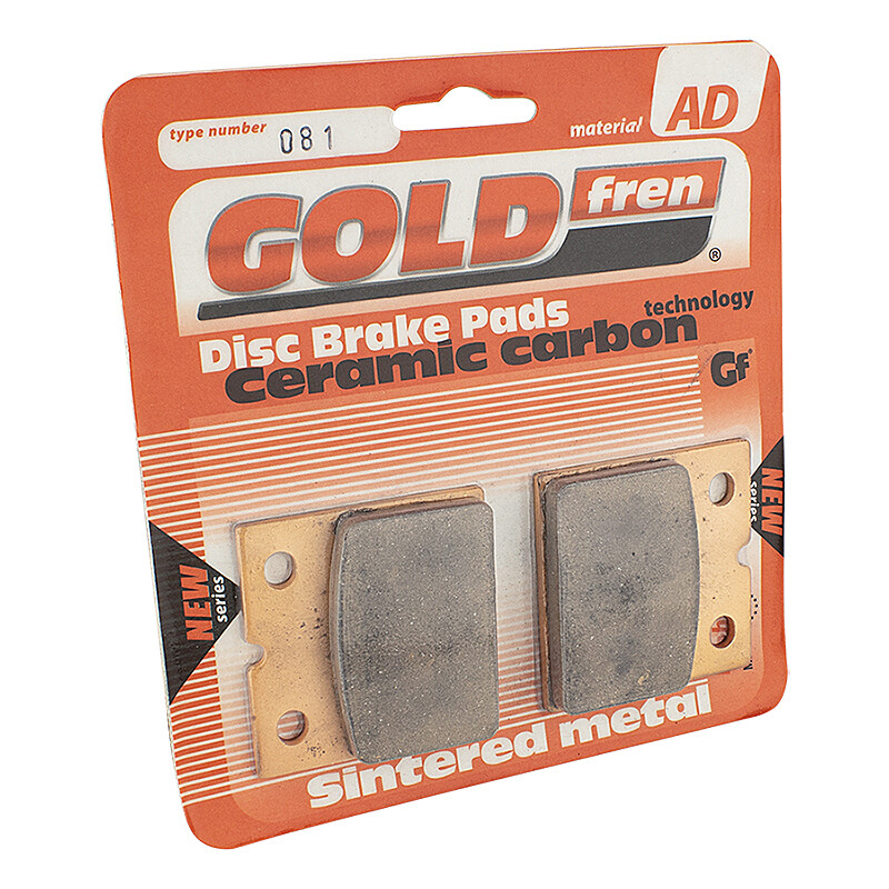 Brake plates MZ ETZ GOLD fren - set