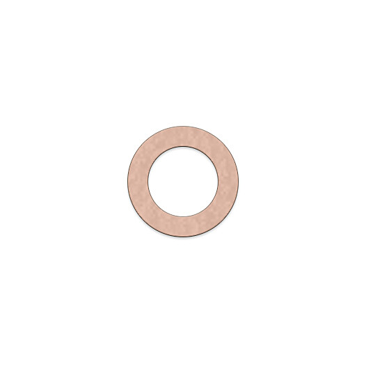 Fiber gasket 10x16x1.5 - inspection/filling screw Manet Korádo