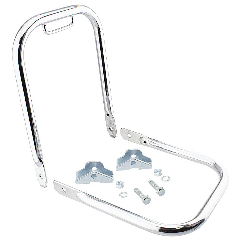 Luggage carrier handles Simson S51 - set (chrome)