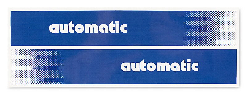 Carrier sticker automatic - Korádo blue set